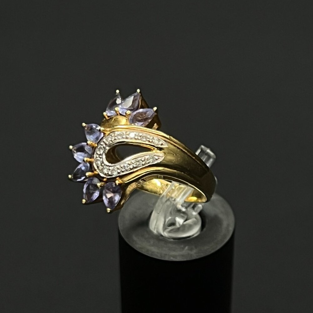 Amethyst Statement Ring - image 2